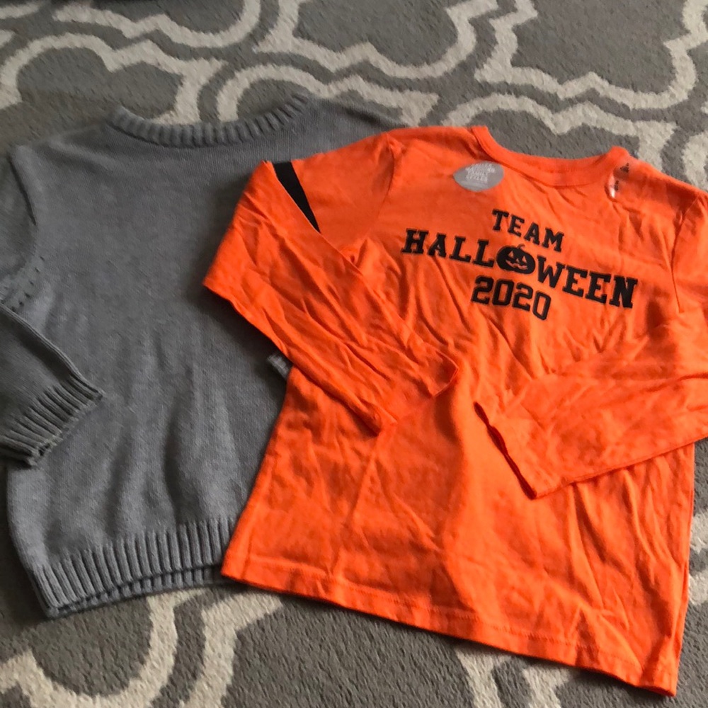 Lot of two Size 6 Kids Basic Editions Place Shirts
